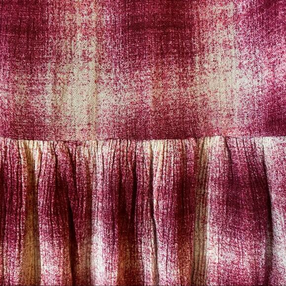 Anthropologie Maeve Pink Plaid Peasant Tunic Blouse S - Picture 10 of 11